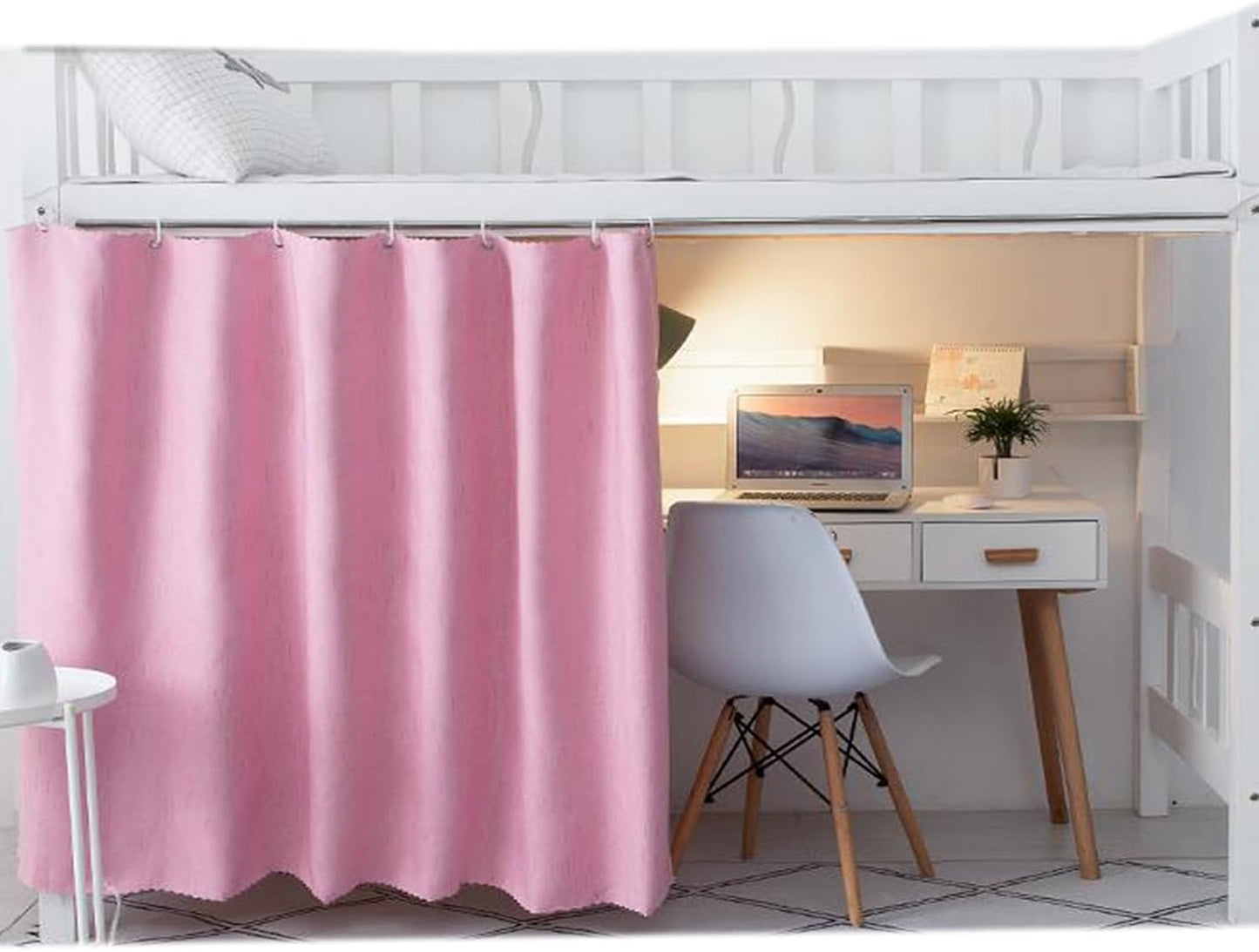 Navhao Dorm Home Solid Thicken Bunk Blackout Bed Curtains Cloth Bed Canopy Students Single Sleeper